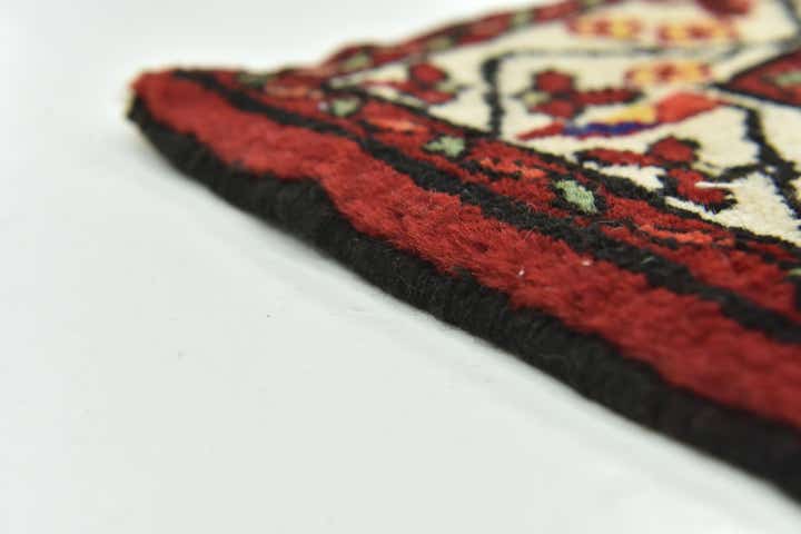 3' 6 x 9' 10 Hand Knotted Hossainabad Persian Wool Runner Rug