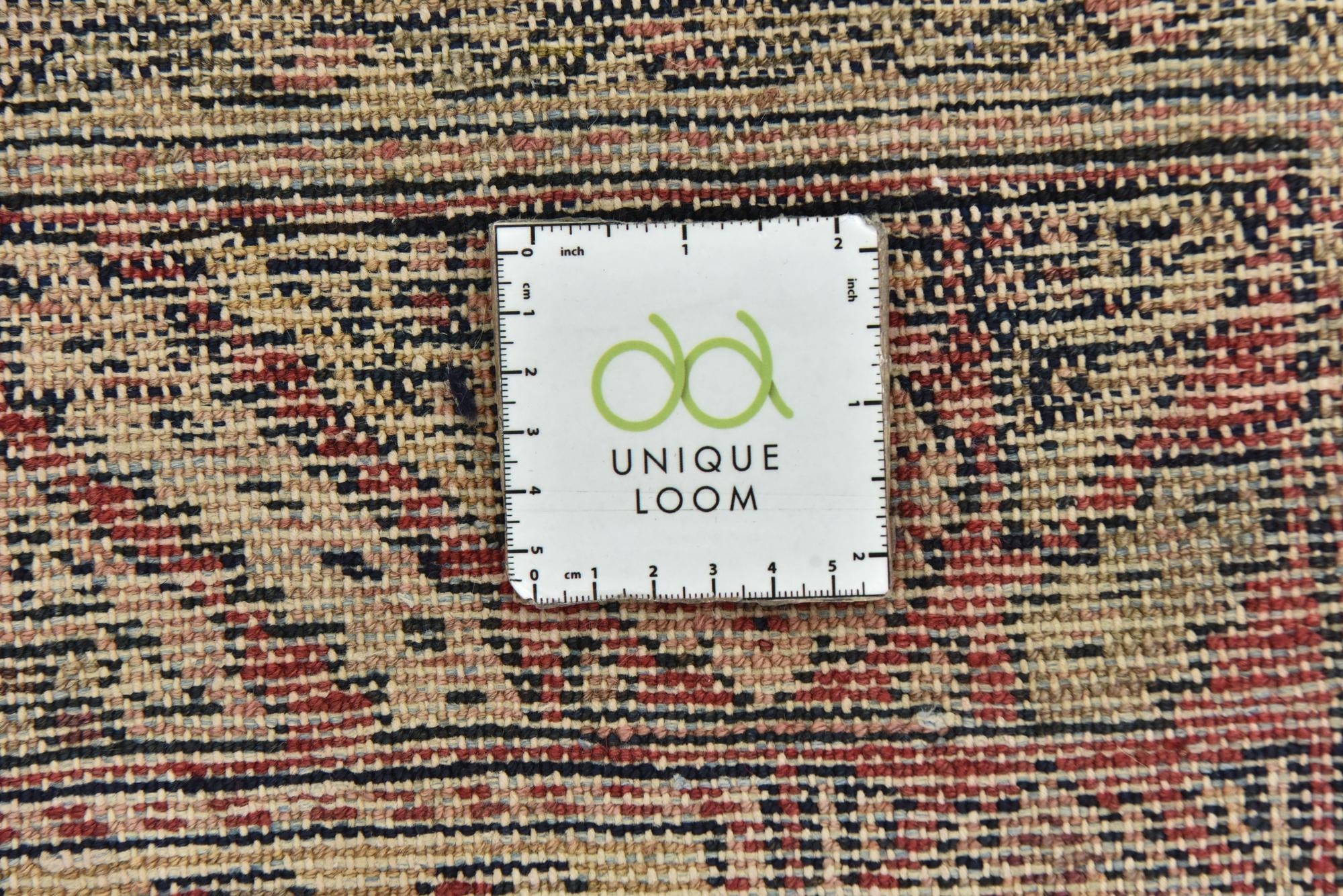 3' 8 x 11' 4 Hand Knotted Hossainabad Persian Wool Runner Rug