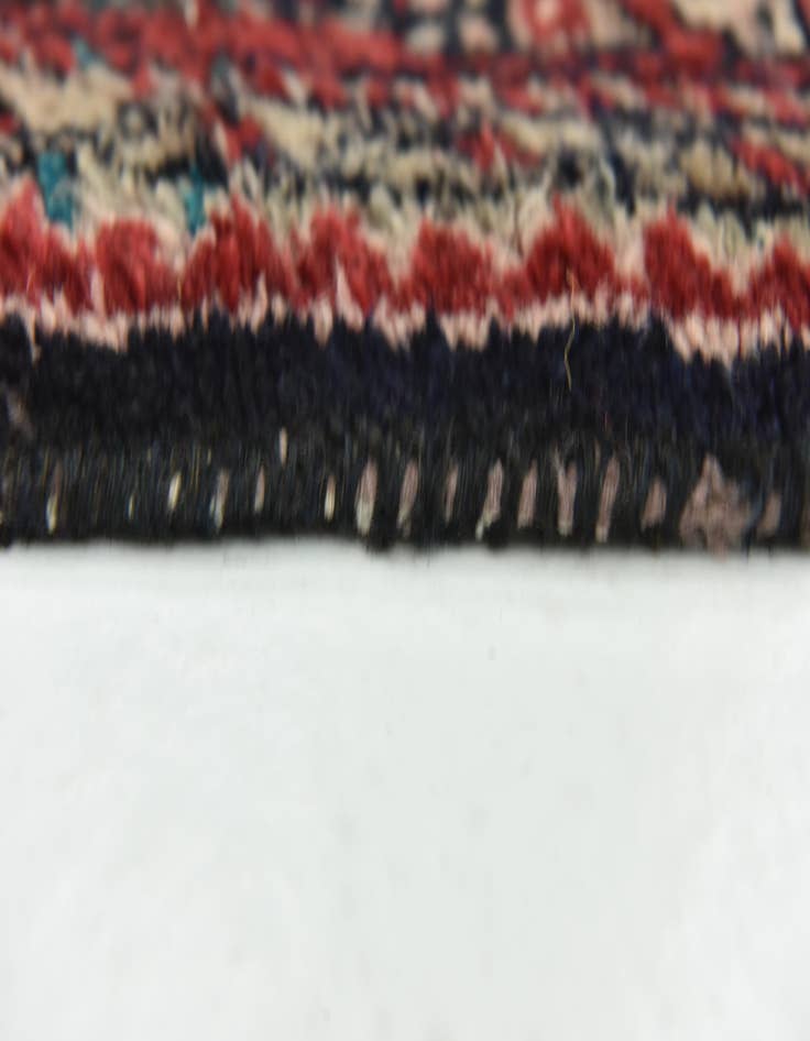 Detail image of 3' 8 x 11' 4  Hand Knotted Hossainabad Persian Wool Runner Rug