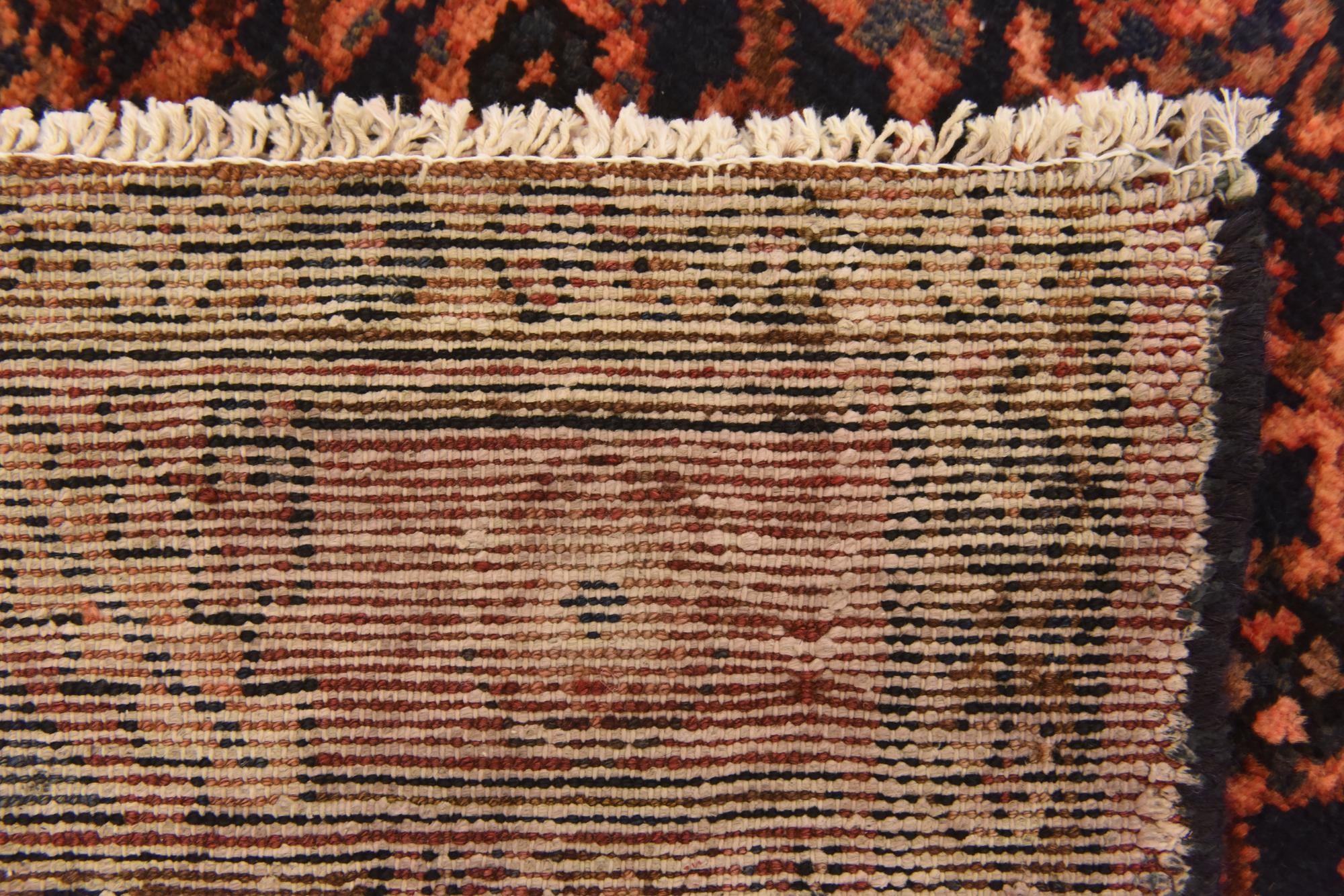 145cm x 325cm anudado a mano Hossainabad Alfombra Persa Lana Pasillera