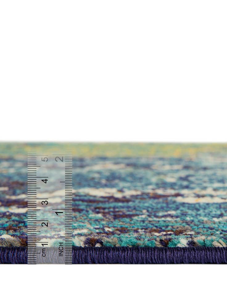 Detail image of 2' 2 x 6' 9 Washable Hyacinth Runner Rug