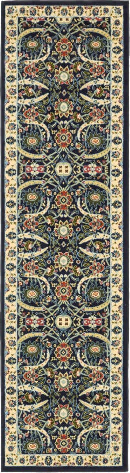 Detail image of 2' 7 x 10' Isfahan Design Runner Rug