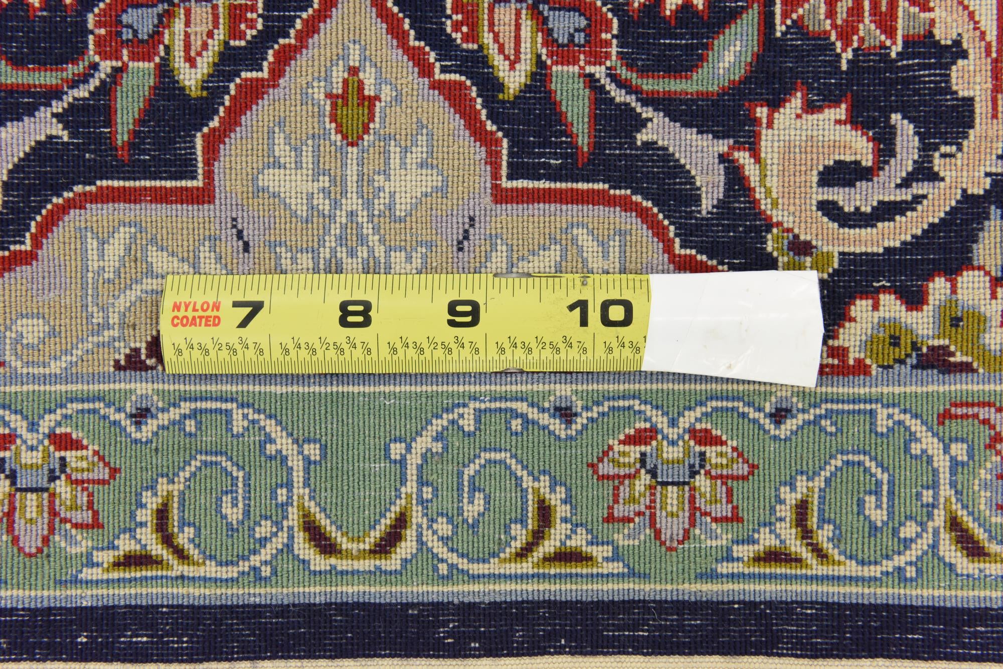 2' 1 x 9' 11 Hand Knotted Isfahan Persian Runner Rug