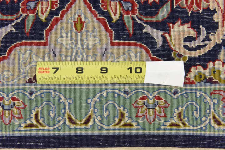 2' 1 x 9' 11 Hand Knotted Isfahan Persian Runner Rug