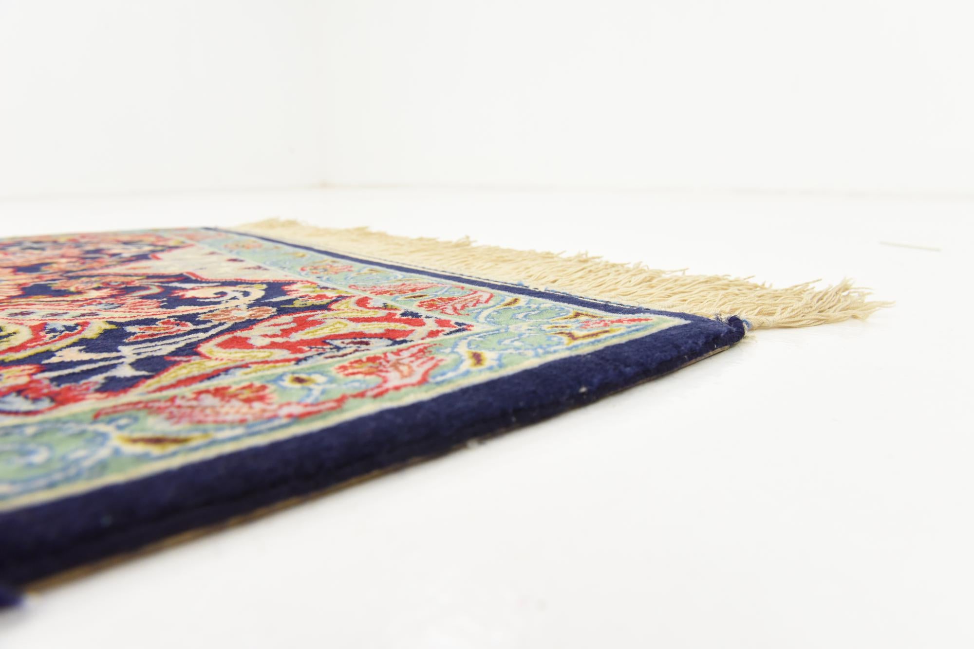 2' 1 x 9' 11 Hand Knotted Isfahan Persian Runner Rug
