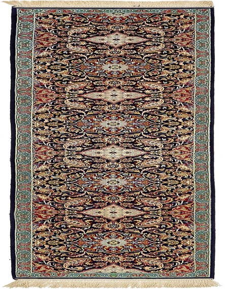 Detail image of 2' 1 x 9' 11 Hand Knotted Isfahan Persian Runner Rug