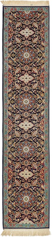 Detail image of 2' 1 x 9' 11 Hand Knotted Isfahan Persian Runner Rug