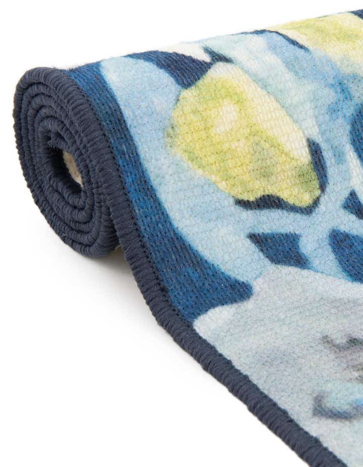 2' x 10' Easy-Clean Jill Zarin Caribbean Indoor / Outdoor Runner Rug