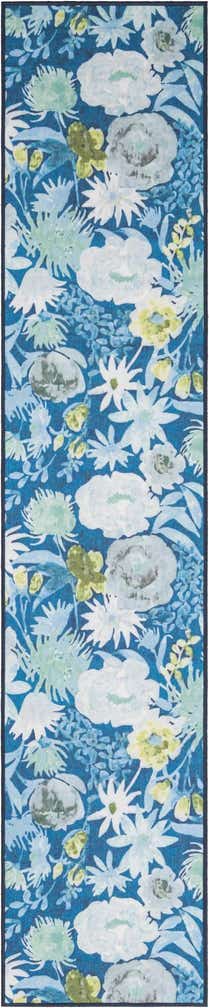2' x 10' Easy-Clean Jill Zarin Caribbean Indoor / Outdoor Runner Rug