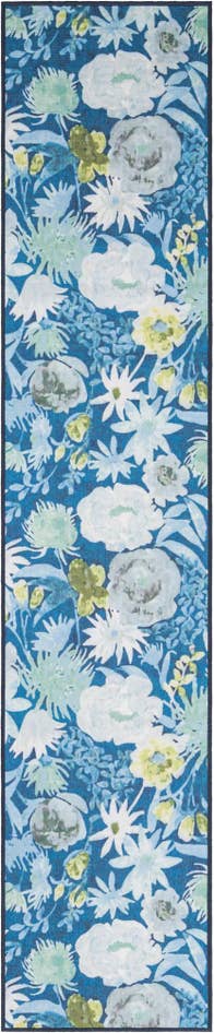 Detail image of 2' x 10' Easy-Clean Jill Zarin Caribbean Indoor / Outdoor Runner Rug