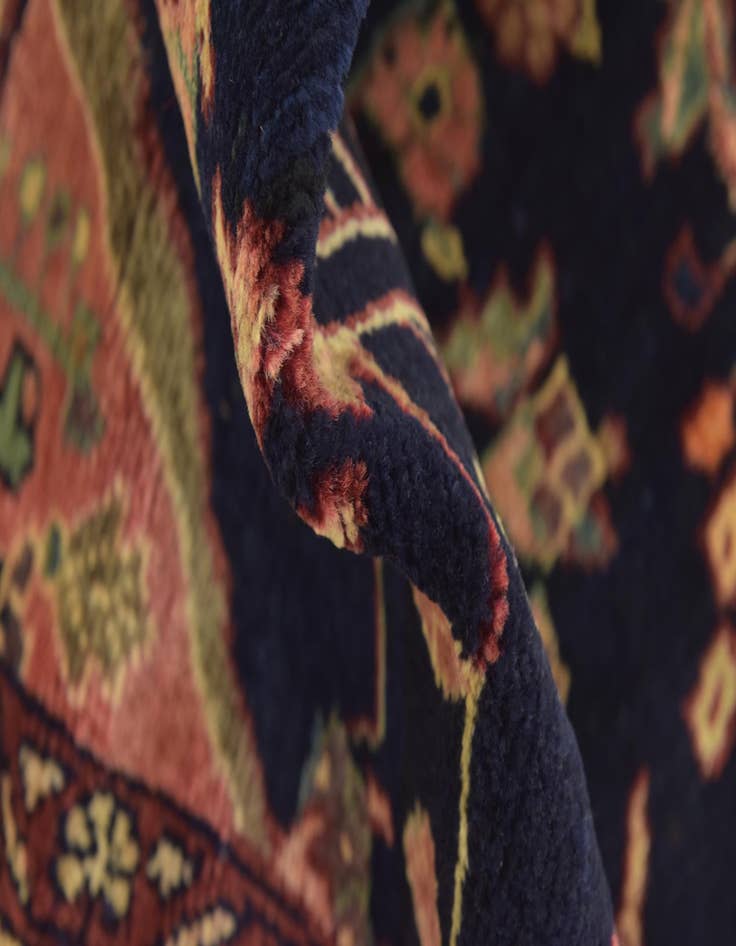 Detail image of 3' 10 x 9' 6  Hand Knotted Jozan Persian Wool Runner Rug