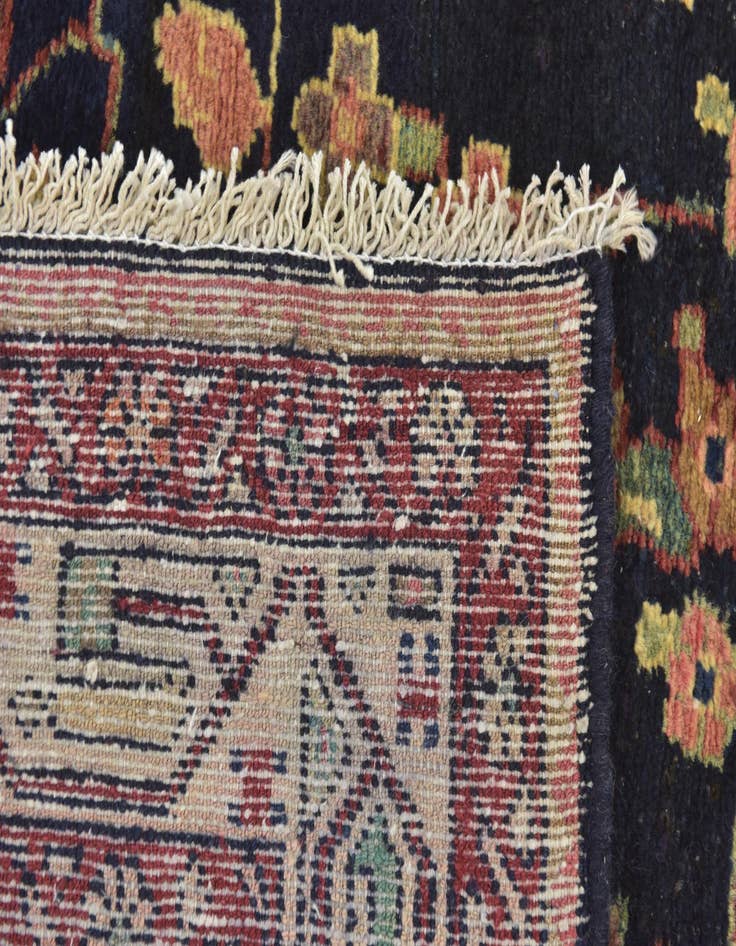 Detail image of 3' 10 x 9' 6  Hand Knotted Jozan Persian Wool Runner Rug