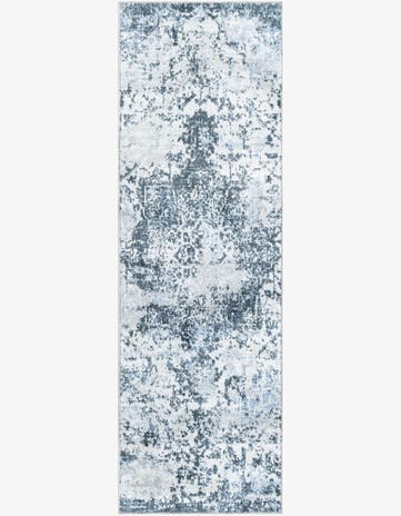 Navy Blue Kamala Washable Runner Rug