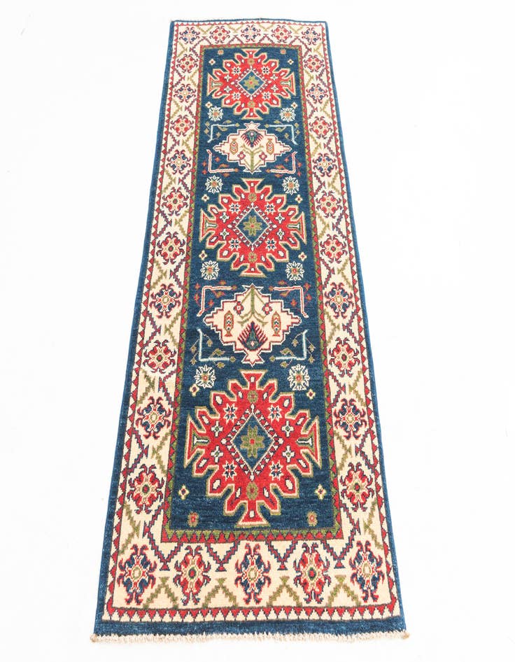 Detail image of  2' 9 x 6' 4  Hand Knotted Kazak Runner Rug