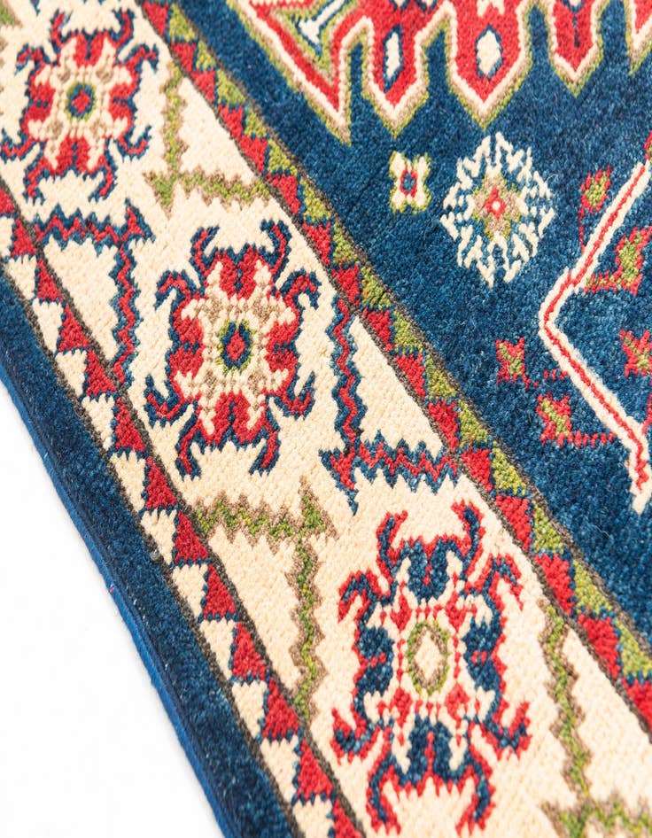 Detail image of  2' 9 x 6' 4  Hand Knotted Kazak Runner Rug
