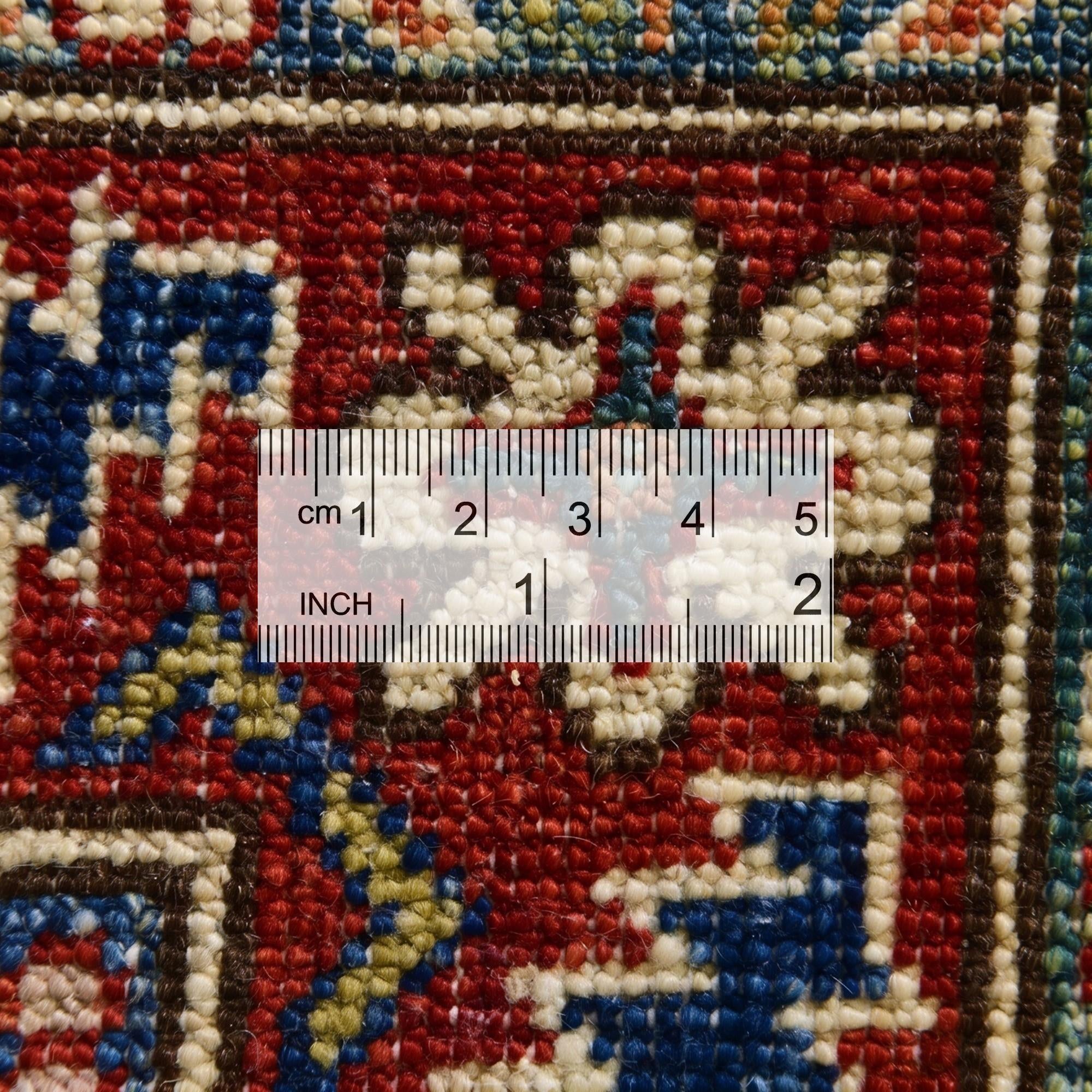 2' 9 x 9' 5 Hand Knotted Kazak Runner Rug