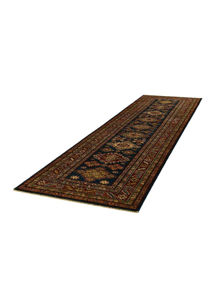 2' 7 x 9' 5 Hand Knotted Kazak Runner Rug