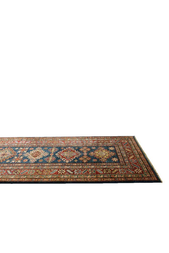 2' 7 x 9' 5 Hand Knotted Kazak Runner Rug