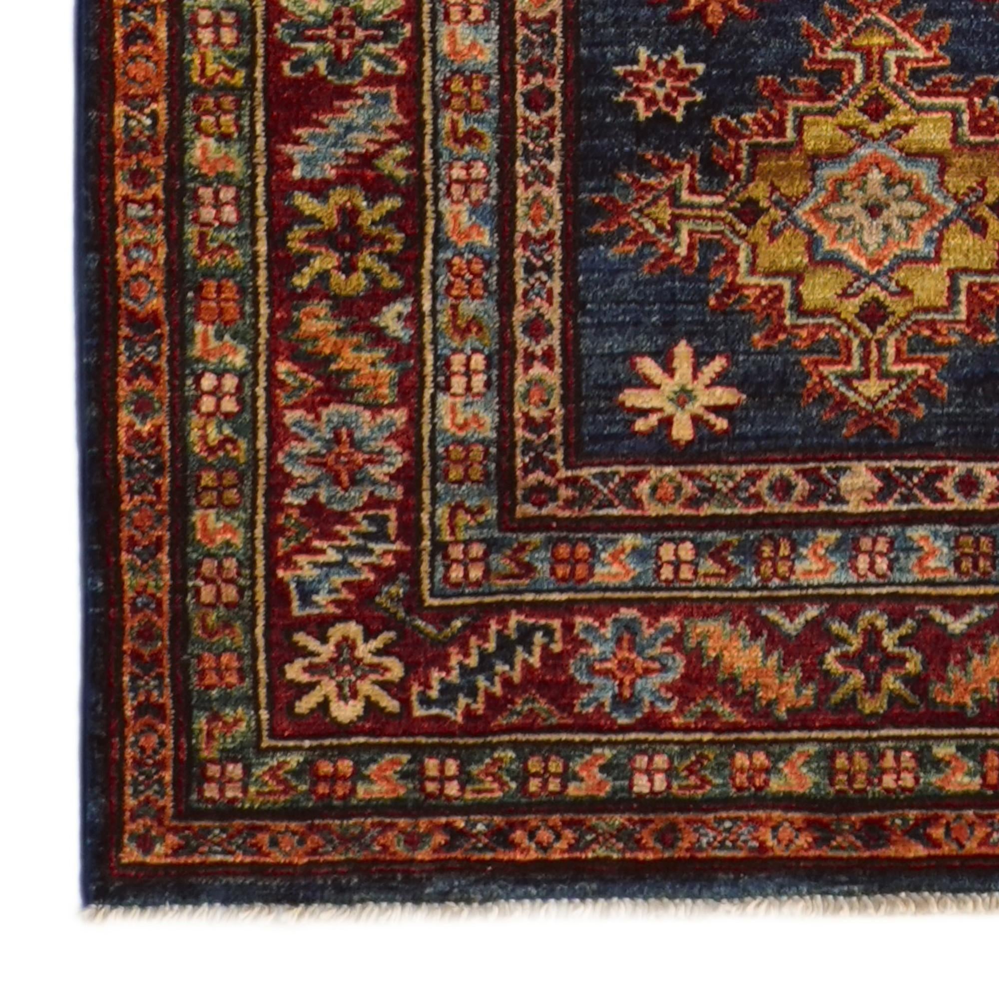 2' 7 x 9' 5 Hand Knotted Kazak Runner Rug
