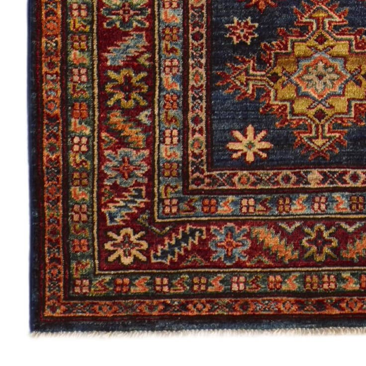 Detail image of 2' 7 x 9' 5 Hand Knotted Kazak Runner Rug