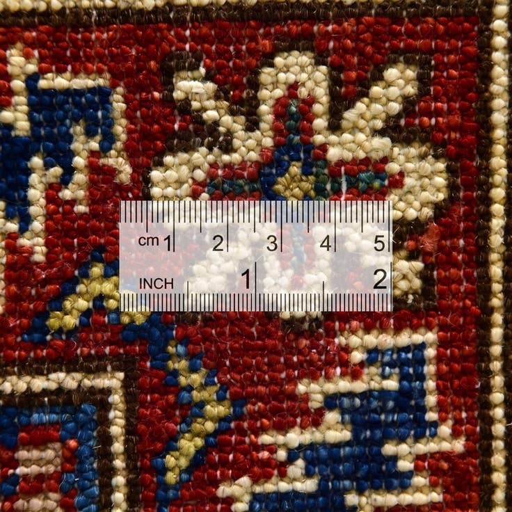 Detail image of 2' 7 x 9' 5 Hand Knotted Kazak Runner Rug