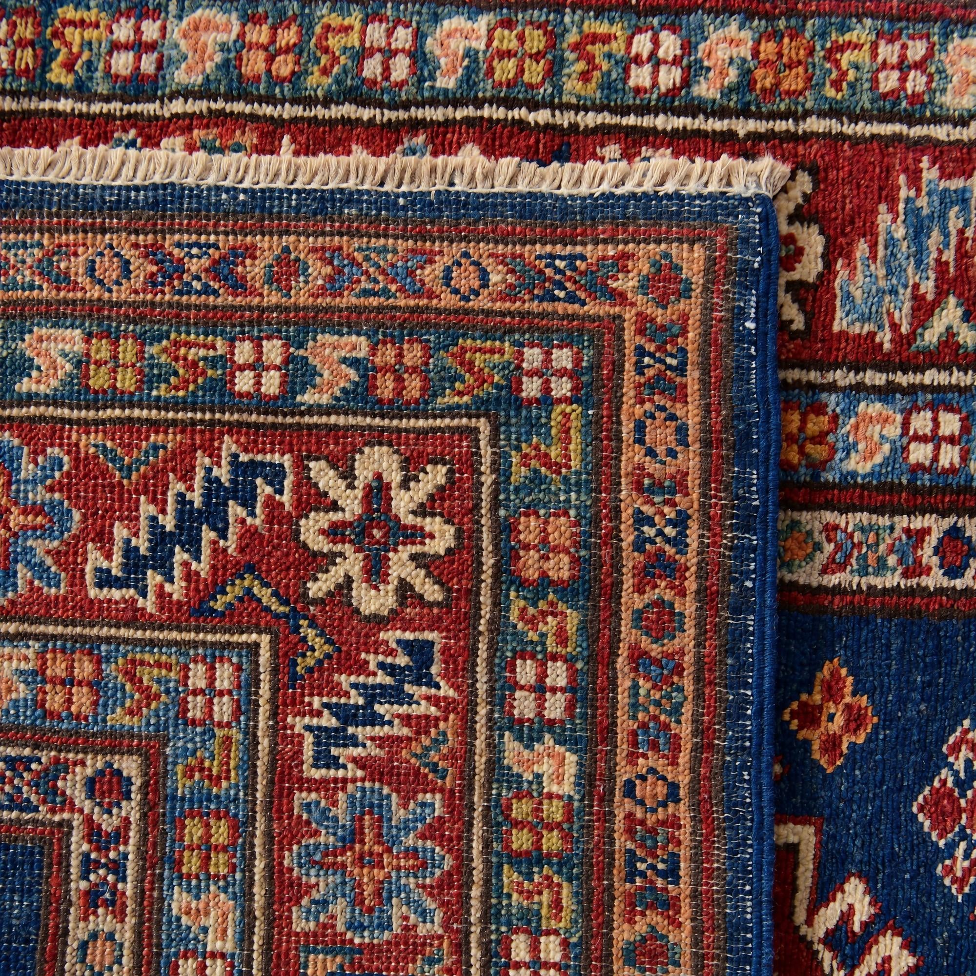 80cm x 285cm Hand Knotted Kazak Runner Rug