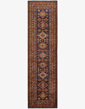 2' 7 x 9' 5 Hand Knotted Kazak Runner Rug
