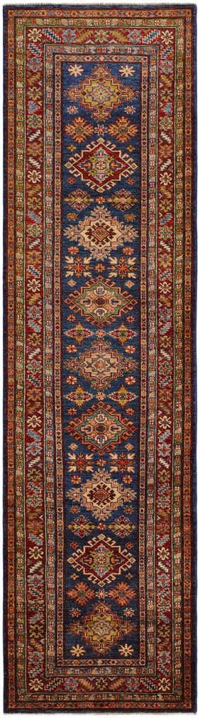 2' 7 x 9' 5 Hand Knotted Kazak Runner Rug