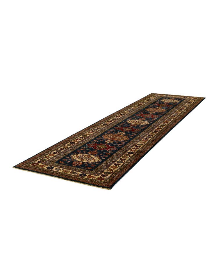 Detail image of 2' 8 x 9' 11 Hand Knotted Kazak Runner Rug