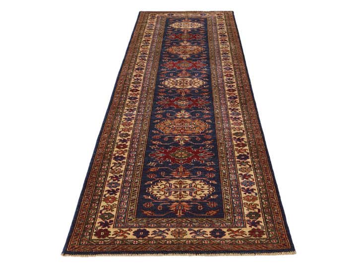 2' 8 x 9' 11 Hand Knotted Kazak Runner Rug