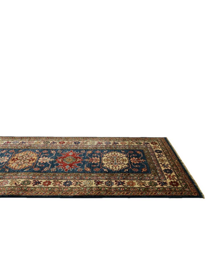 Detail image of 2' 8 x 9' 11 Hand Knotted Kazak Runner Rug