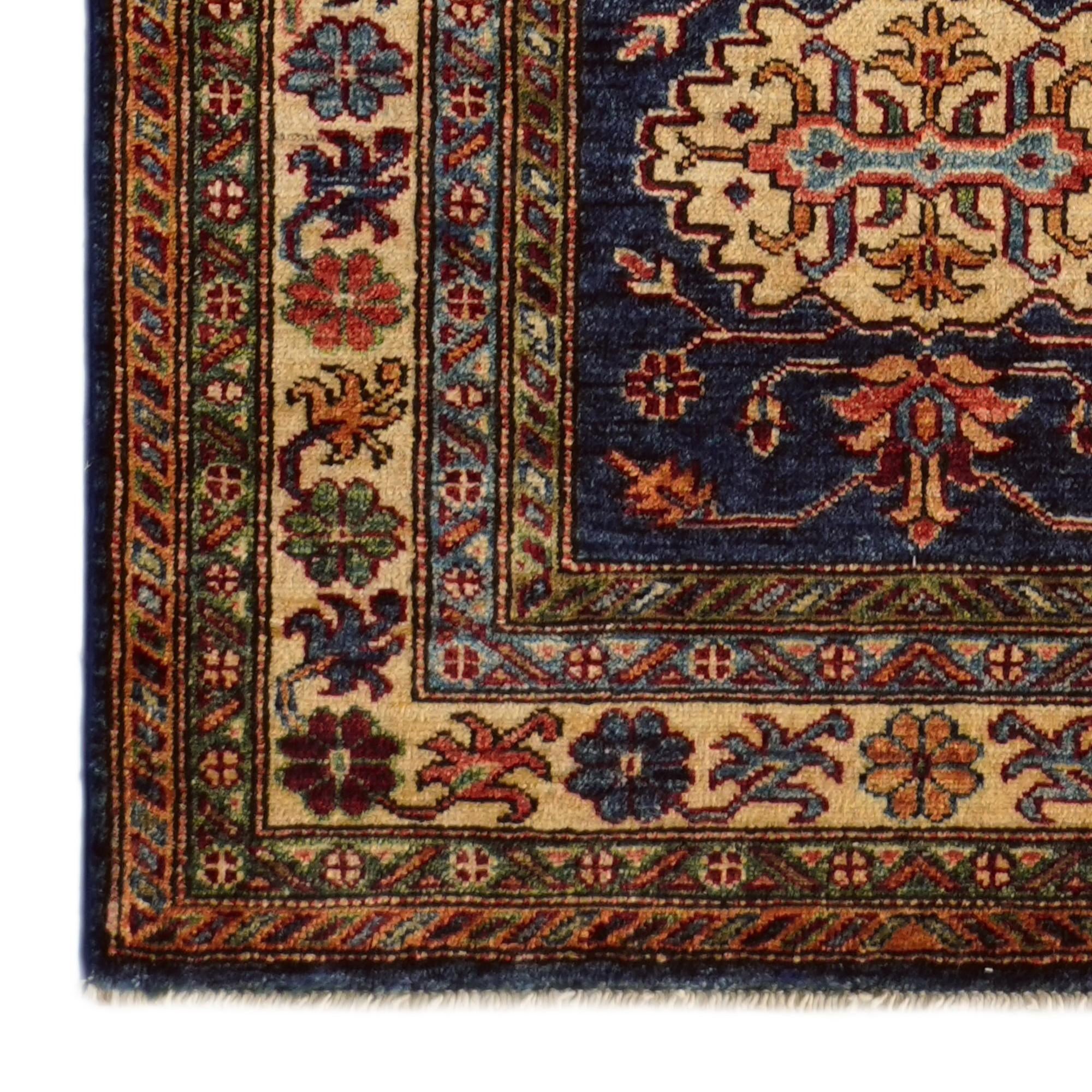 2' 8 x 9' 11 Hand Knotted Kazak Runner Rug