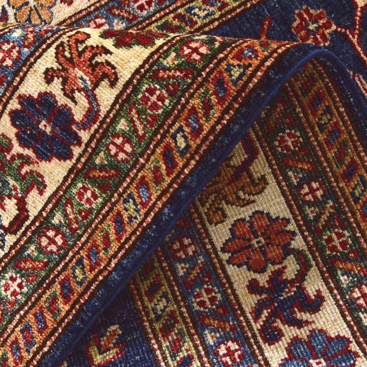 2' 8 x 9' 11 Hand Knotted Kazak Runner Rug