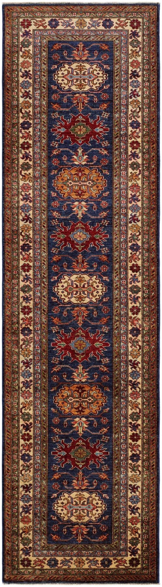 2' 8 x 9' 11 Hand Knotted Kazak Runner Rug