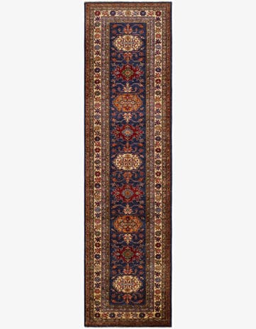 2' 8 x 9' 11 Hand Knotted Kazak Runner Rug