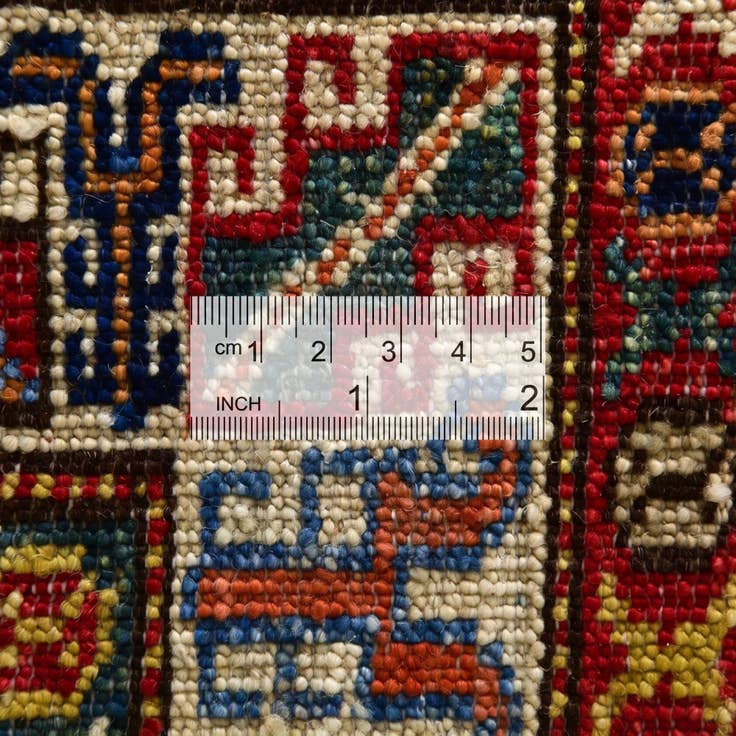 Detail image of 2' 7 x 9' 11 Hand Knotted Kazak Runner Rug