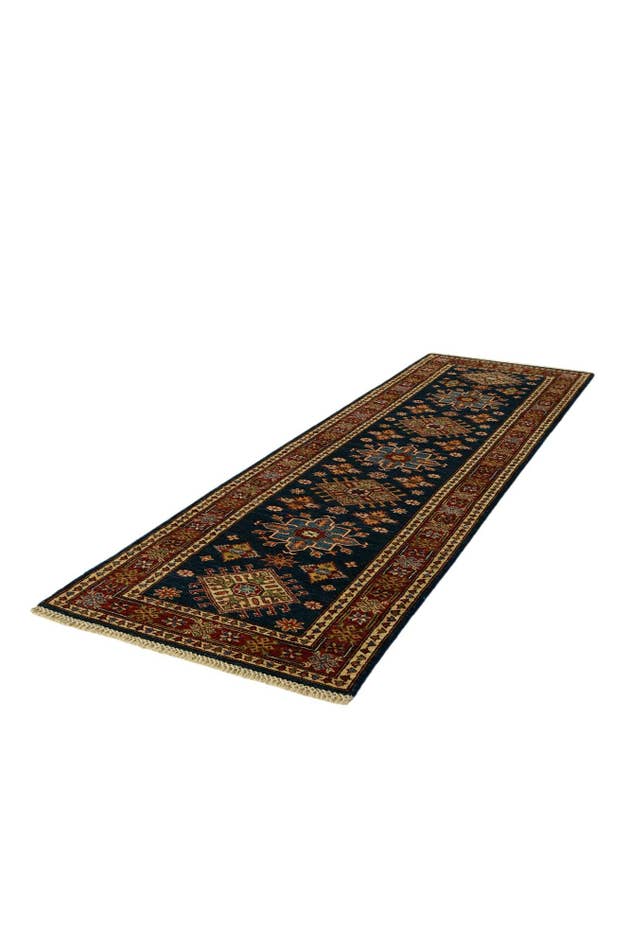 Detail image of 2' 9 x 9' 2 Hand Knotted Kazak Runner Rug
