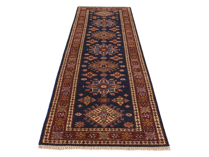 Detail image of 2' 9 x 9' 2 Hand Knotted Kazak Runner Rug