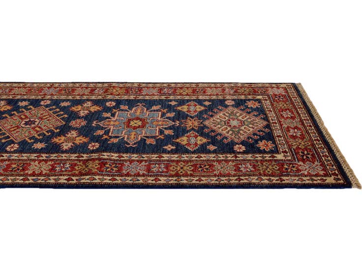 Detail image of 2' 9 x 9' 2 Hand Knotted Kazak Runner Rug