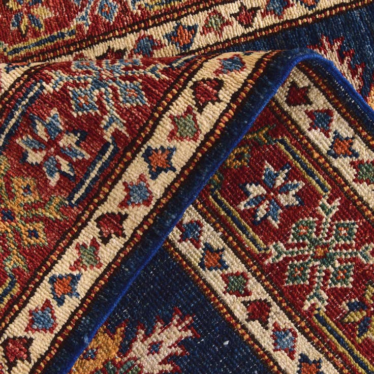 Detail image of 2' 9 x 9' 2 Hand Knotted Kazak Runner Rug