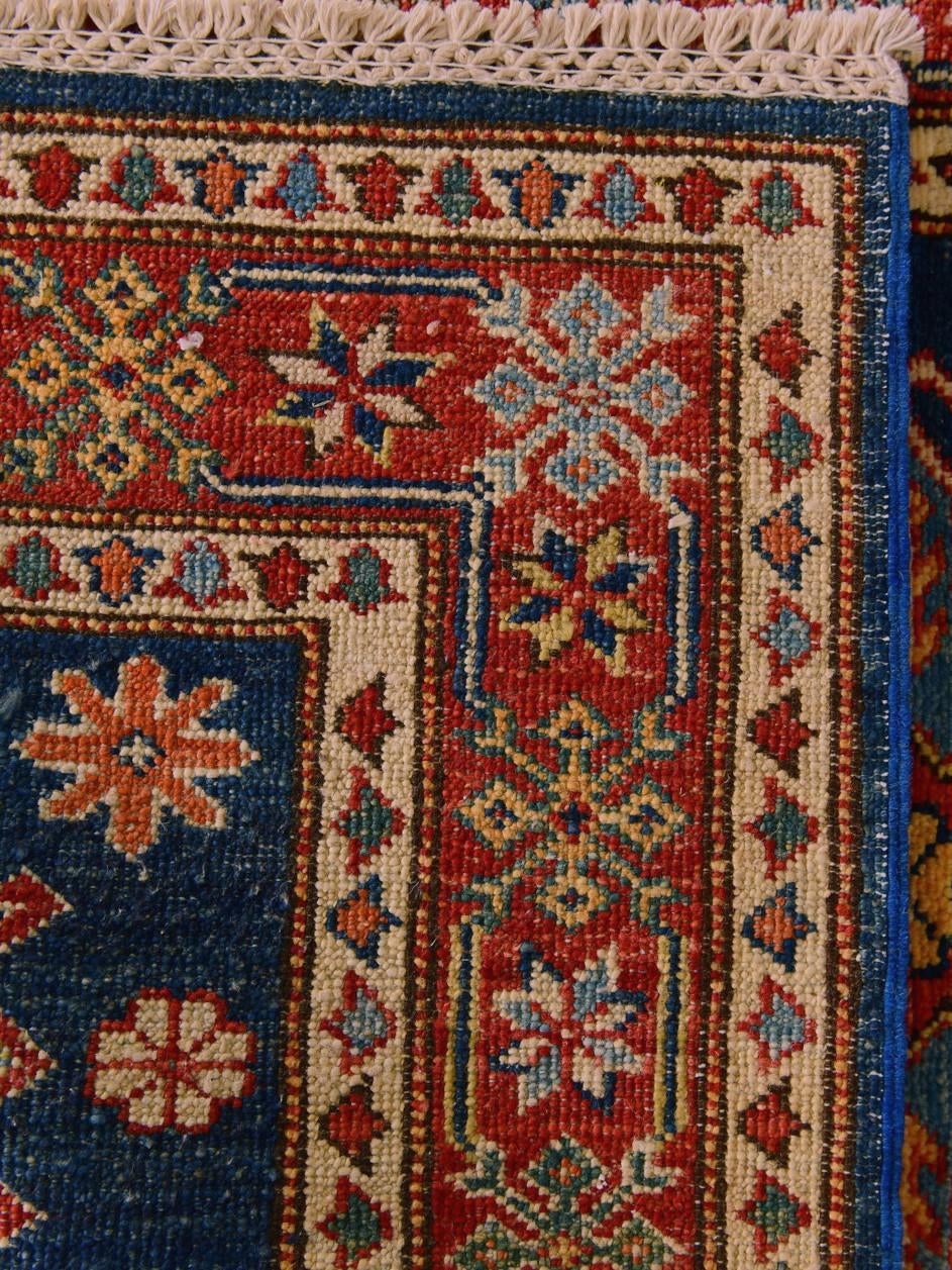 2' 9 x 9' 2 Hand Knotted Kazak Runner Rug