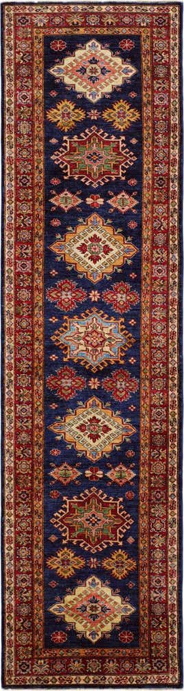 2' 8 x 9' 11 Hand Knotted Kazak Runner Rug