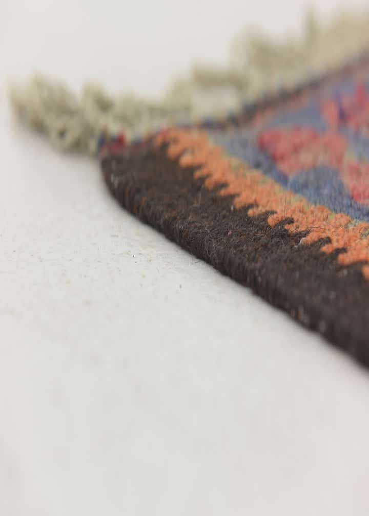 4' 8 x 10' Hand Woven Kilim Fars Wool Runner Rug