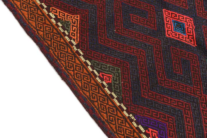 2' 7 x 8' 5 Hand Knotted Kilim Fars Persian Wool Runner Rug