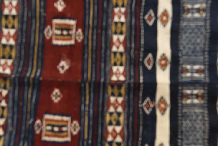 4' 10 x 13' 10 Hand Woven Kilim Fars Wool Runner Rug