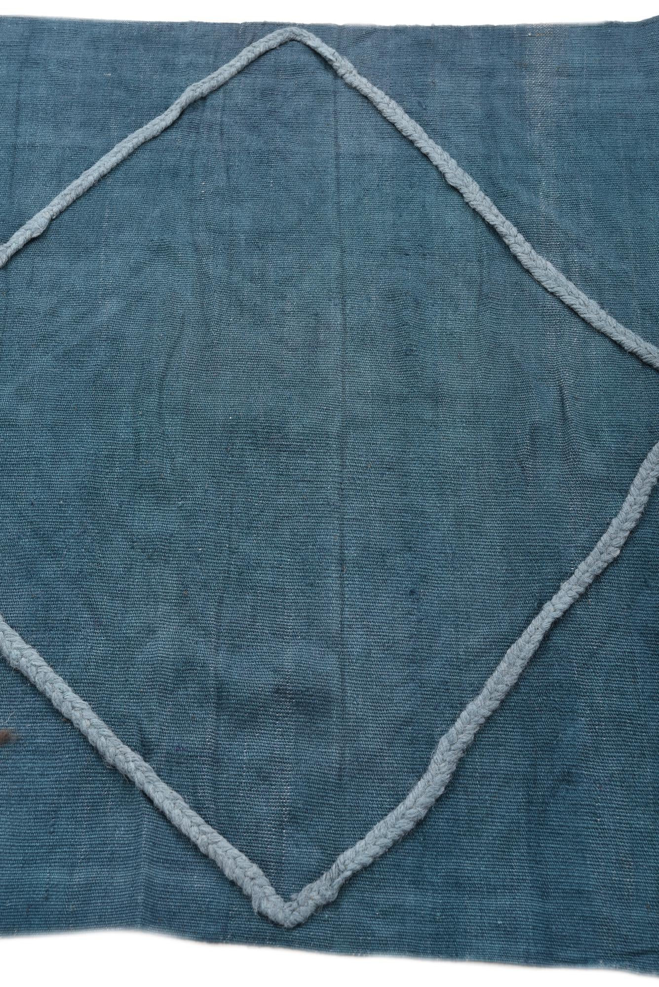 3' 6 x 10' Hand Woven Kilim Modern Wool Runner Rug
