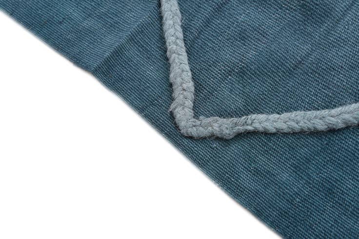 Detail image of 3' 6 x 10' Hand Woven Kilim Modern Wool Runner Rug