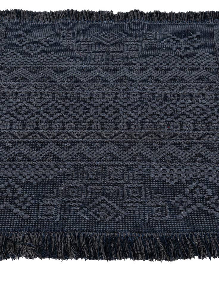 Detail image of 2' 9 x 5' 10 Hand Woven Kilim Modern Wool Runner Rug