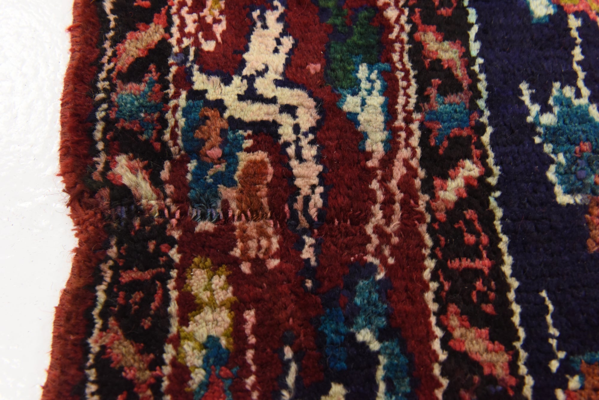 5' x 13' 2 Hand Knotted Koliaei Persian Wool Runner Rug