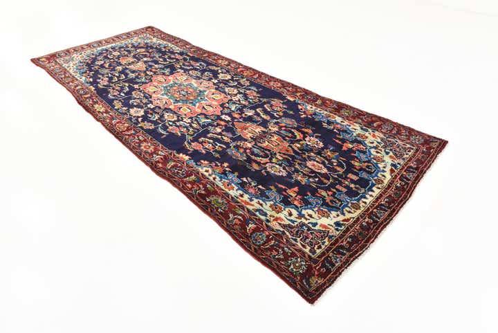 5' x 13' 2 Hand Knotted Koliaei Persian Wool Runner Rug